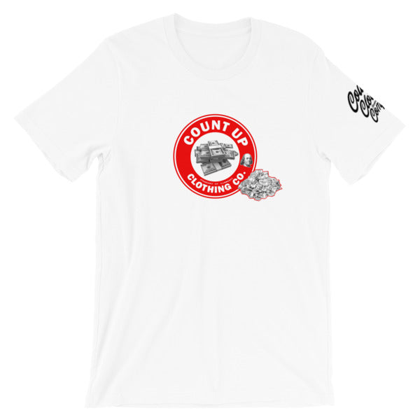 CountUp Clothing Company™ "Count Up" Red Logo Tee