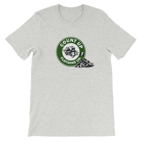 CountUp Clothing Company™ "Count Up" Green Logo Tee