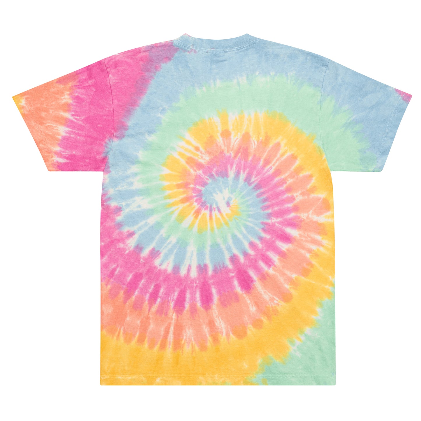CountUp Clothing Company™ Opaque/Pastel Oversized tie-dye t-shirt