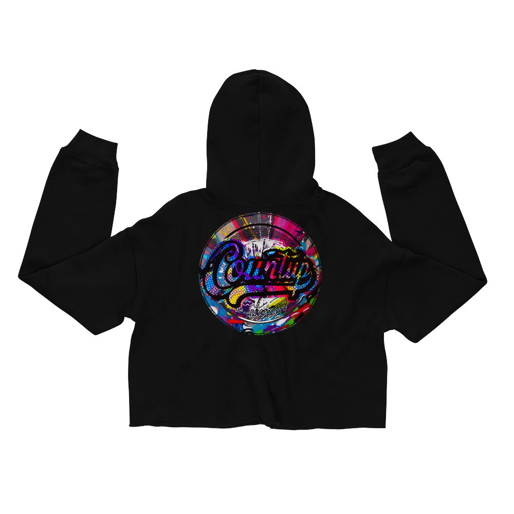 CountUp Clothing Company™ Countup Logo Ladies Cropped Hoodie