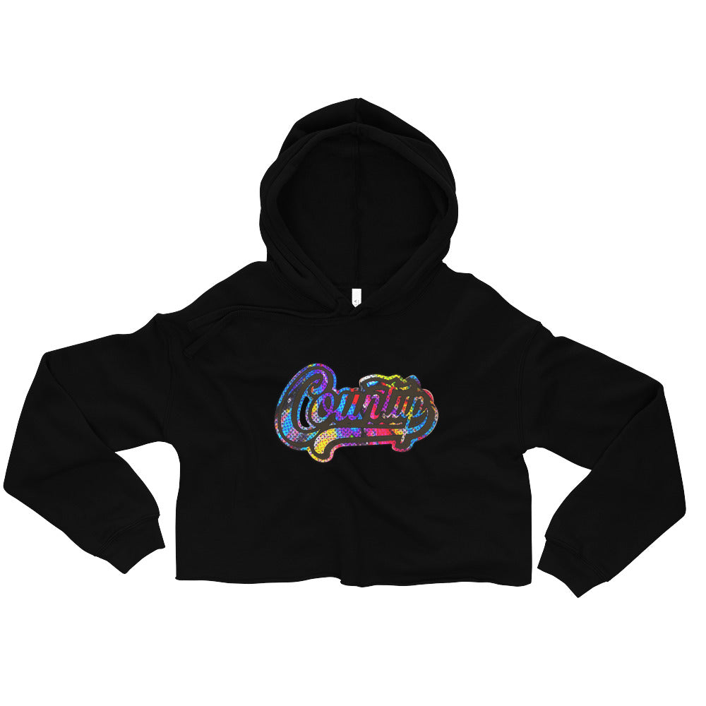 CountUp Clothing Company™ Countup Logo Ladies Cropped Hoodie