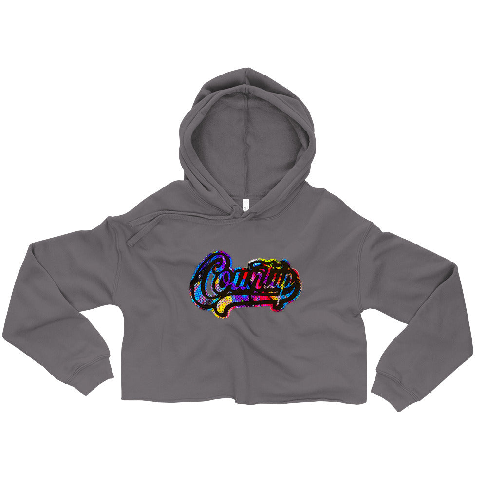 CountUp Clothing Company™ Countup Logo Ladies Cropped Hoodie